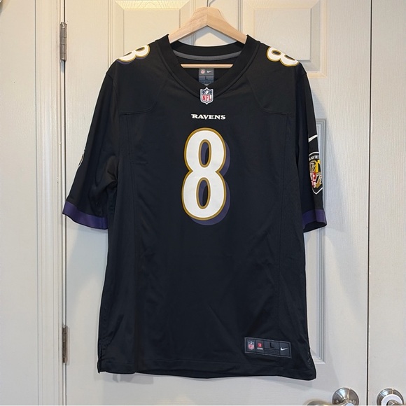 NFL Other - Baltimore Ravens Lamar Jackeson #8 On Field Nike Jersey Size Large Men’s